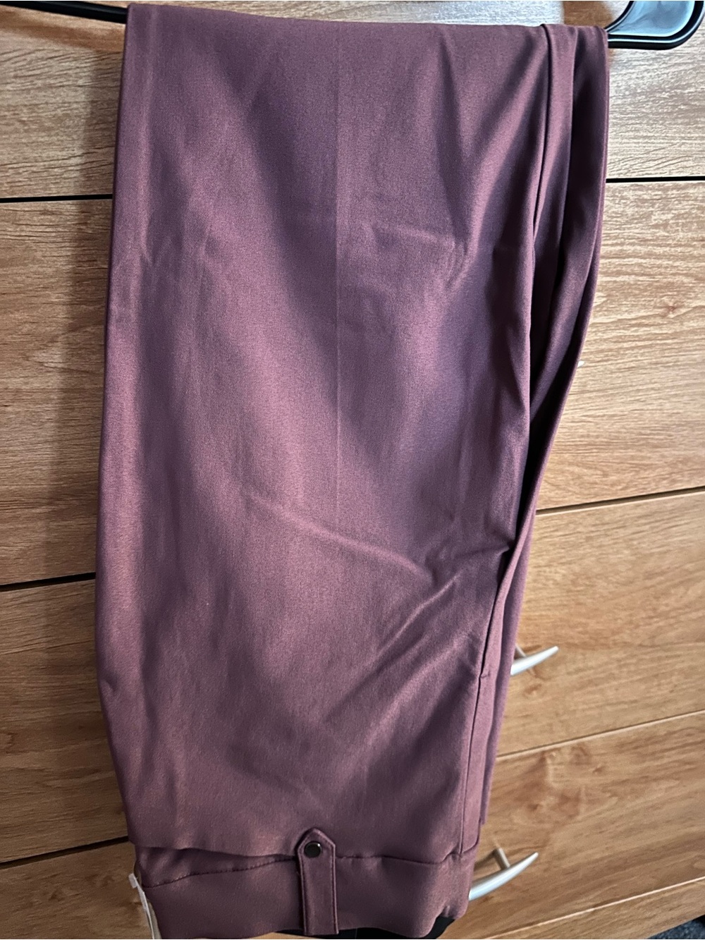 Pull on skinny ankle dress pants